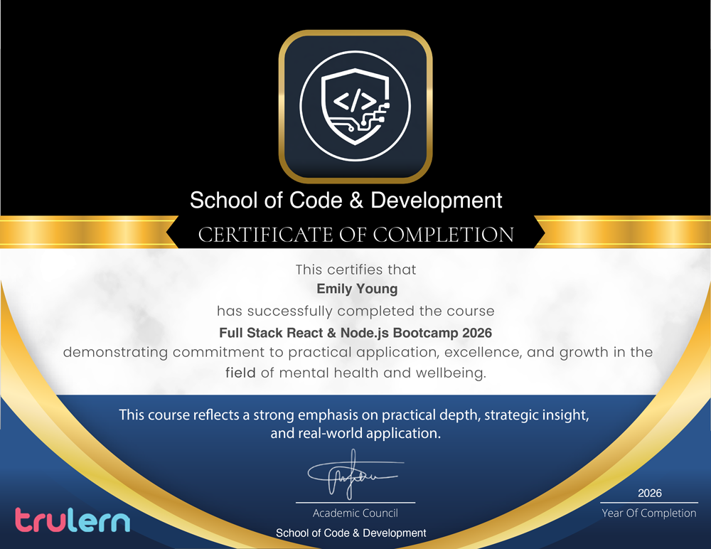 Automated Certificate Node.js LMS